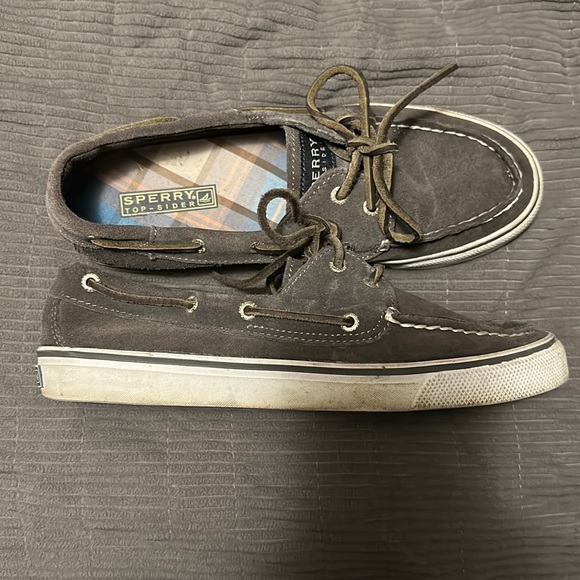Sperry- gray size 7 gently worn. Worn only a few times - Picture 2 of 3